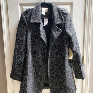 Forever 21 Exclusive Cream & Black Coat | Size Large